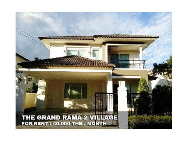 FOR RENT THE GRAND RAMA 2 4 BEDS 40,000 THB