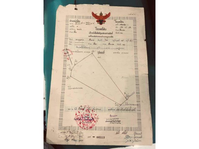 ขายที่ดินโฉนด 4-3-33 ตรว. หลังหมู่บ้านปาร์คอเวนิว