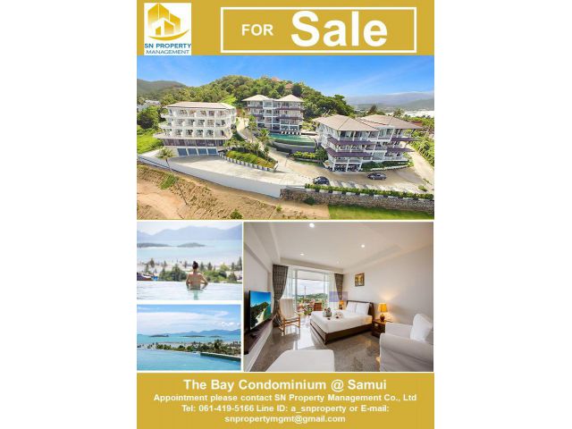 (Last 4 units for Sale) The Bay Condominium @ Samui fully-furnished ready to move in from 5.4 M