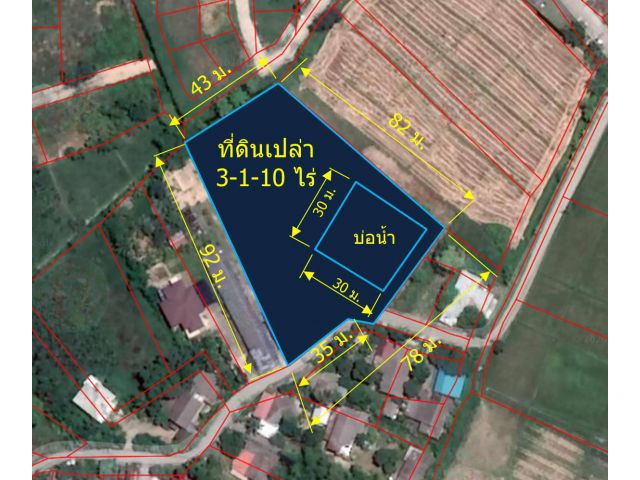 L136-ขายที่ดินเปล่า 3-1-10 (ต.แม่คือ อ.ดอยสะเก็ด)