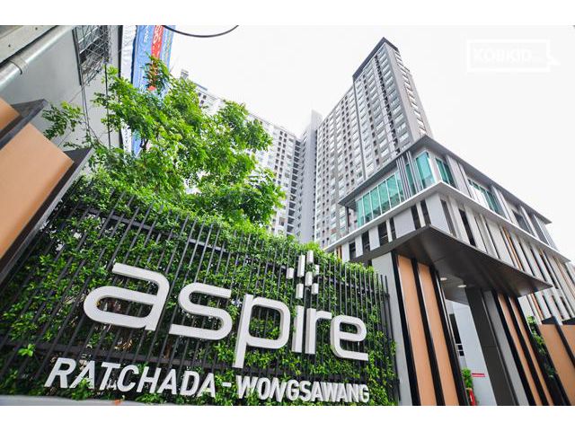 ขายห้องชุด คอนโด Aspire วงศ์สว่าง ชั้น 22 ใกล้ BTS วงสว่างค์