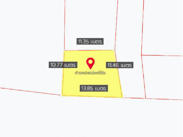 ขายที่ดินท่าทองหลาง เริ่มต้น 38 ตรว. ใกล้ถนนเส้น 3121 - 2.9 กม. บางคล้า ฉะเชิงเทรา