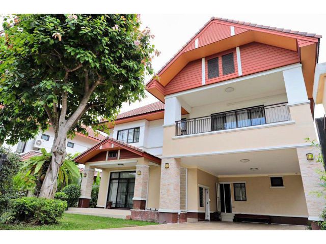 H417-2-storey house for sale (Kulphant Ville Village 12), Pa Bong, Saraphi, Chiang Mai