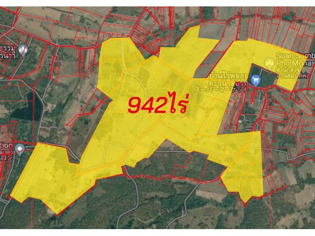 ขายที่ดิน โฉนด นส 4 จ 952 ไร่ บ้านหนองกก  อ.ปักธงชัย จ.นครราชสีมา