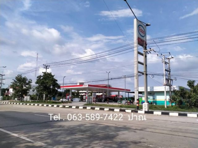 ขายด่วน ที่ดินพร้อมกิจการปั้มน้ำมัน ESSO บนเนื้อที่ 5-2-44.9 ไร่ ติดถนน 321  ต.สระยายโสม อ.อู่ทอง จ.สุพรรณบุรี