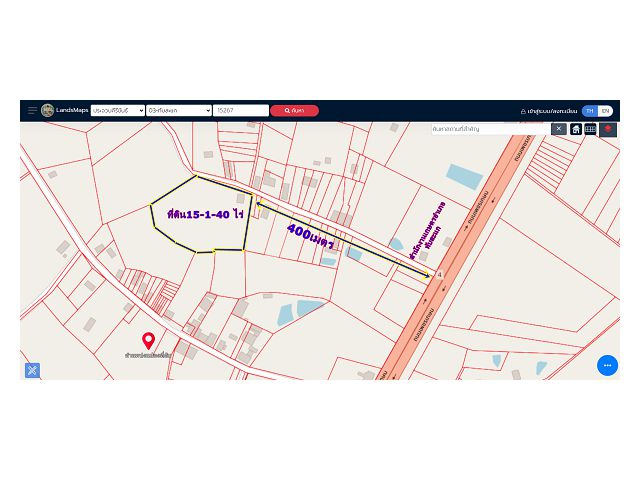 ที่ดิน15ไร่1งาน40วา อยู่หลังสำนักงานเกาตรอำเภอทับสะแกขายด่วน