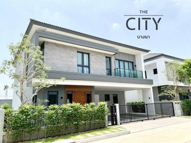 (ขาย) ** บ้านหรูติดเมกา-บางนา The city เดอะ ซิตี้ บางนา (โครงการใหม่) พร้อมเฟอร์นิเจอร์ของใหม่ทุกชิ้น **