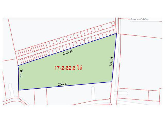 ขายที่ดินเหมาะทำโครงการหมู่บ้าน ขนาด 17ไร่กว่า