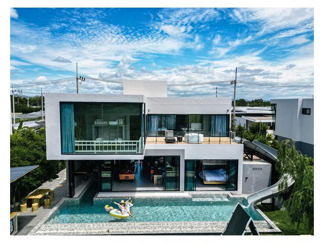 ขายบ้าน Pool Villa หัวหิน 100 ตรว. พร้อมกิจการ+ระบบการขายบ้าน พูลวิลล่ารายวัน หัวหิน หนองขอนใต้ วิวภูเขา โทร 06-3751-516