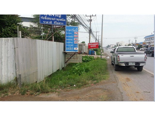 ขายที่ดิน 339 ตรว. ติดถนน อุทัย-ภาชี อ. อุทัย จ. อยุุธยา เยื้องหมู่บ้านดีดี