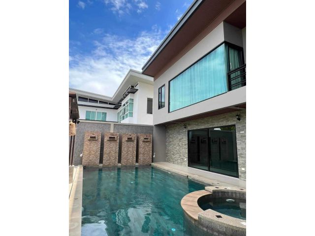 H100 ขายบ้านพูลวิลล่า ห้วยใหญ่️  4 ห้องนอน  Pool villa for sale 4 Beds Huay Yai