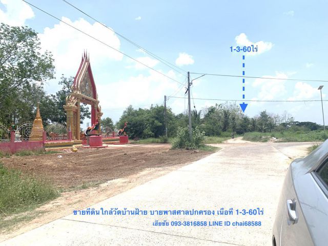 ###ขายที่ดินบ้านฝ้าย ตำบลหนองกระทุ่ม เมืองโคราช ใกล้ถนนบายพาส เนื้อที่ 1-3-60ไร่ห่างจากถนนบายพาส 204 ประมาณ 1กม.###