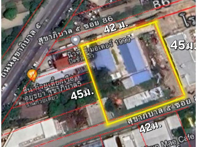 ขายที่ดินสายไหม 1ไร่1งาน (20ล้าน) หน้ากว้าง 42×45