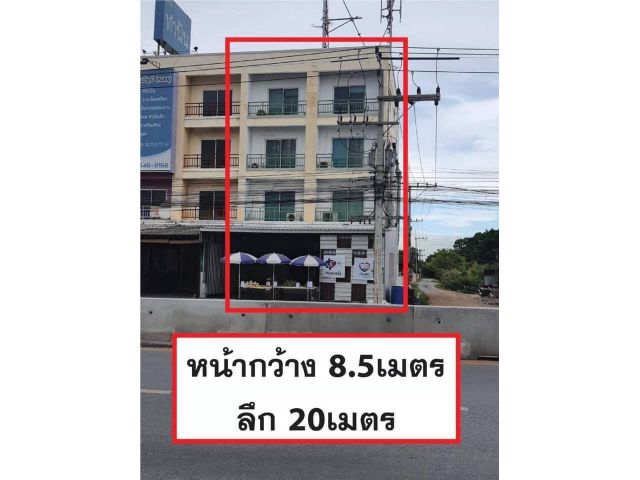 ขายด่วน!!อาคารพาณิชย์ 2คูหาติดถนนไสวประชาราษฎร์ใกล้ตลาดลาดสวาย