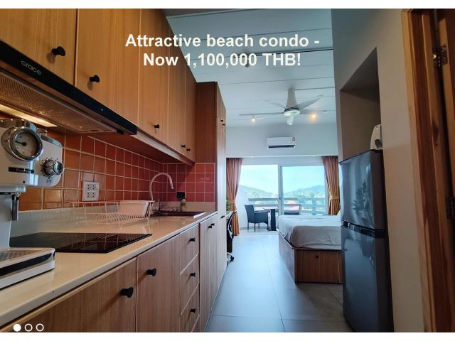 MOVE IN READY STUDIO CONDO IN RAYONG CONDOCHAIN! NOW 1,100,000 THB!