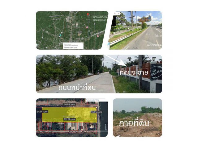 ขายที่ดิน 6-3-12 ไร่ ต.คลองห้า อ.คลองหลวง ไร่ละ 1.9 ล้าน