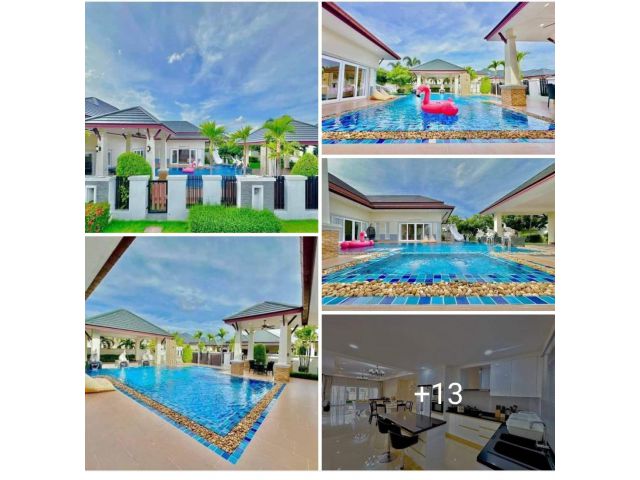 POOL VILLA FOR SALE IN PATTAYA   Vายพูลวิลล่า หมู่บ้านสุดหรู ระบบไฟฟ้าอินเตอร์เน็ตอยู่ใต้ดิน ไม่มีสายไฟมาบดบังวิว