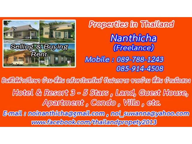 Sales-Rent-Lease properties in Thailand