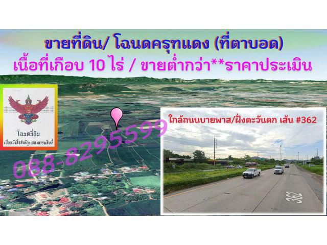 ►►► ขายที่ดินตาบอด โฉนดครุฑแดงเกือบ 10 ไร่ เหมาะทำบ่อตกปลา ทำเลทอง มีน้ำตลอดปี ใกล้กลางเมืองสระบุรี ใกล้ถนนบายพาส 362