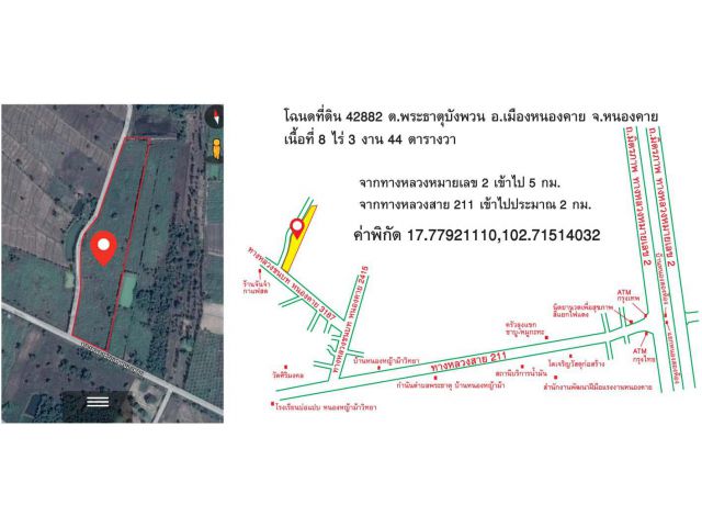 ขายที่ดิน พื้นที่ราบ