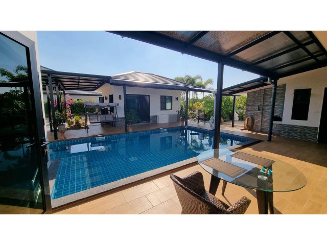 H407-Sale/Rent One-story pool villa outside the project, Tha Wang Tan, Saraphi, Chiang Mai