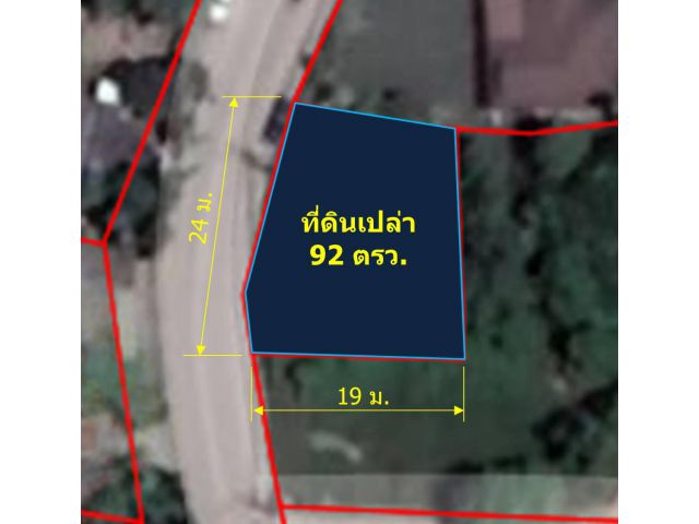 L185-ขายที่ดินเปล่า 92 ตรว. (ต.หนองจ๊อม อ.สันทราย)