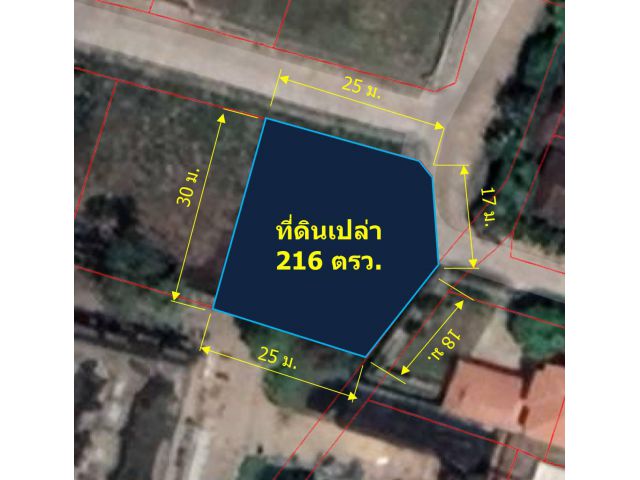 L327-vาeที่ดินเปล่าถมแล้ว 216 ตรว. (หลังพรอมเมนาด้า ต.ท่าศาลา อ.เมืองเชียงใหม่ จ.เชียงใหม่)