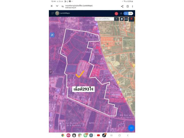 ขายที่ดินโฉนด ติดถนน 363 หน้ากว้าง 200 เมตร293 ไร่ราคาไร่ละ 6 ล้าน ตำบลมาบตาพุด อำเภอเมืองจังหวัดระยอง