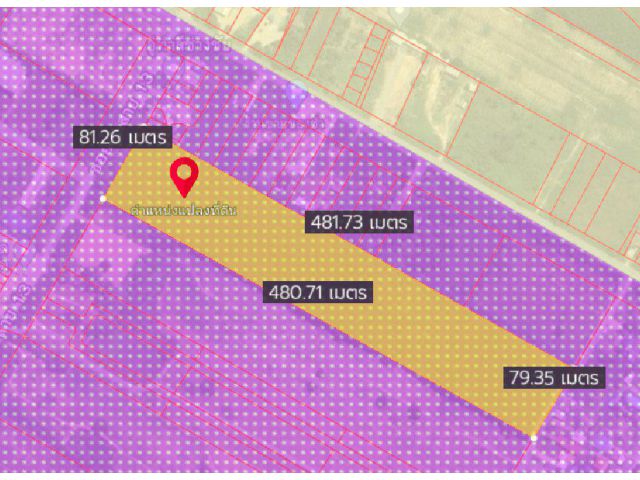 ขายที่ดินมาบข่า 24 ไร่ สีม่วงลายติดถนนซอย7สาย15 ใกล้ถนนเส้น 36 - 7 กม. อ.นิคมาพัฒนา จ.ระยอง