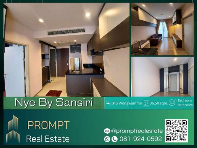 MN04368 - Nye By Sansiri - 36.50 sqm - BTS Wongwian Yai - BTS Krung Thon Buri - Silom Complex- Asiatique The Riverfront - Taksin Hospital