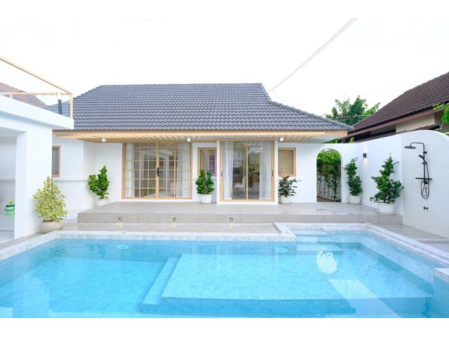 ขายบ้าน Pool Villa แบบ Japanese style โซนสันทราย