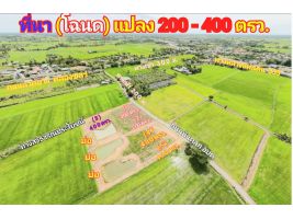 (โฉนด) ที่นา 200-400 ตรว. (พร้อมถม บ่อน้ำ) รั้วคาวบอย 4 ด้าน วิวเขา และทุ่งนา บ้านสวน ห่างเซเว่น,ซีเจ 1 กม. ม.3 อบต.ดอนคา อ.อู่ทอง 11 กม. จ.สุพรรณบุรี