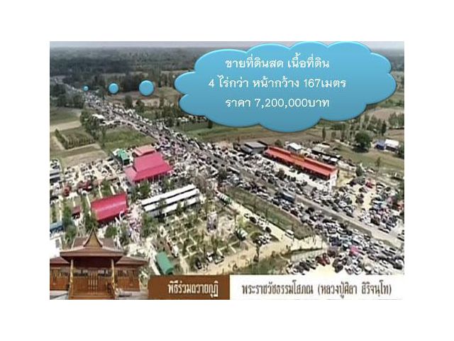 ขายที่ดินทำเลทองและดีเยี่ยม!อยู่ในแหล่งชุมชนใกล้ สถานที่ท่องเที่ยวแห่งใหม่กาฬสินธุ์ ใกล้ธรรมอุทยานหลวงศิลาฯ 4 ไร่ๆ 1.8 ล้าน