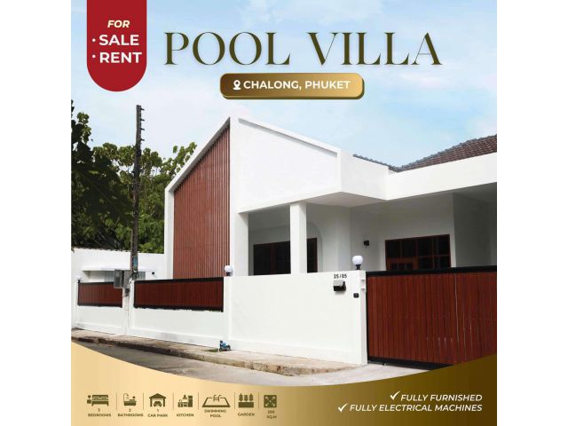 | SALE !!! Pool Villa for SALE / RENT ( Chalong , Phuket )