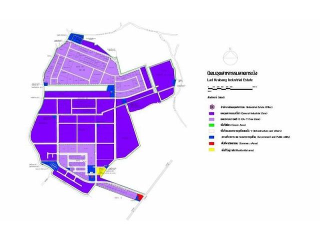 ให้เช่าที่ดินผังสีม่วง 5-3-66 ไร่ ในนิคมลาดกระบัง สามารถทำโรงงาน หรือคลังสินค้าได้ ย่านมีนบุรี, หนองจอก, ลาดกระบัง ใกล้ส