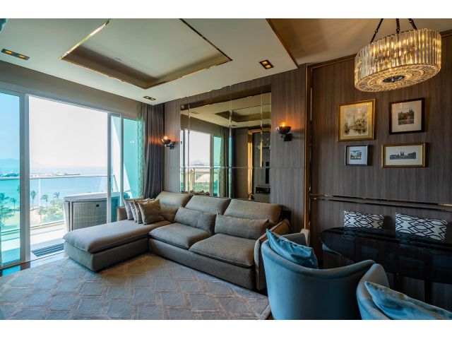 Condo for sale, Movenpick Residences, Najomtien Pattaya, 2 bedrooms, 2 bathrooms, 4th floor, area 90 square meters.  2 B