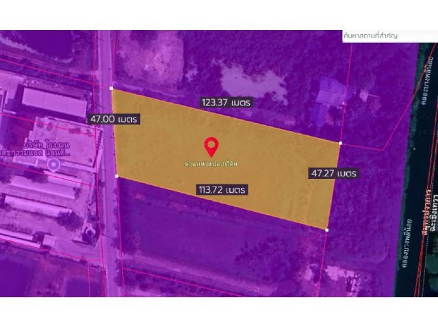 ขายที่ดิน 3ไร่ ผังสีม่วง บางพลีน้อย สมุทรปราการ