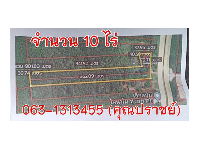 ขายดิน 10 ไร่ๆ ละ 1.3 ล้าน