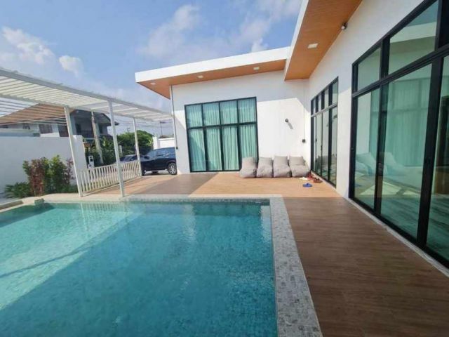 H456 ขาย บ้านเดี่ยว Pool Villa Bang Saray สามารถทำธุรกิจรายวันได้