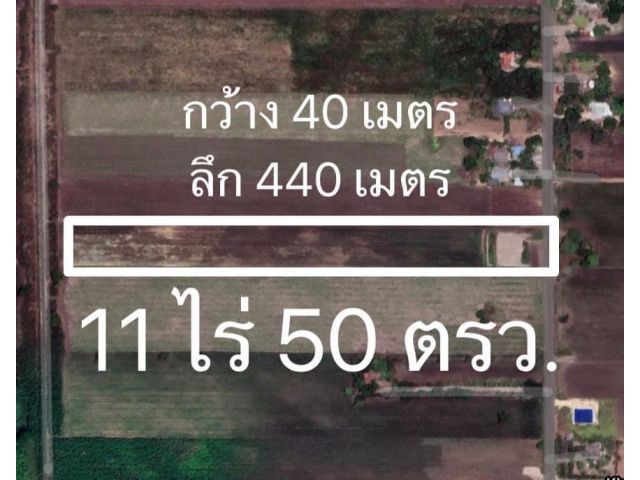 ขายที่ดินสวย 11ไร่ 50ตรว. มะนาวหวาน ซอย27