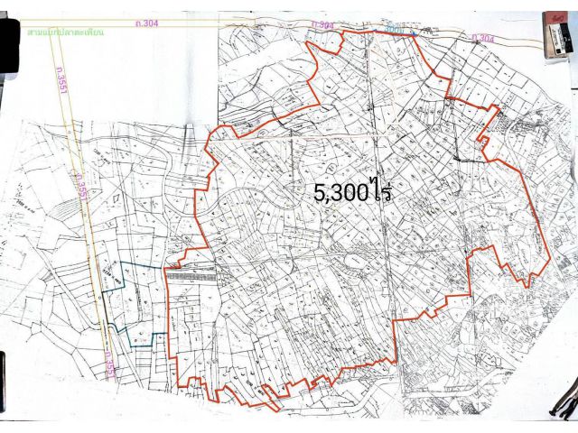 ขายที่ดินแปลงใหญ่โฉนดติดถนนหมายเลข 304ใกล้สามแยกปลาตะเพียน 5,000ไร่ ขายไร่ละ 1.8 ล้านบาทตำบลหนองยาวอำเภอพนมสารคามจังหวัดฉะเชิงเทรา