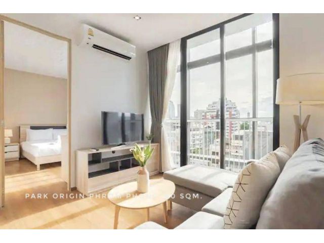 ให้เช่า คอนโด 2 bedrooms nice decoration garden view Park Origin Phrom Phong 60 ตรม. near EmQuartier Phromphong