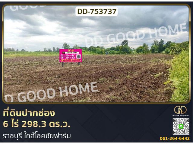 ที่ดินปากช่อง 6 ไร่ 298.3 ตร.ว. ราชบุรี ใกล้โชคชัยฟาร์ม