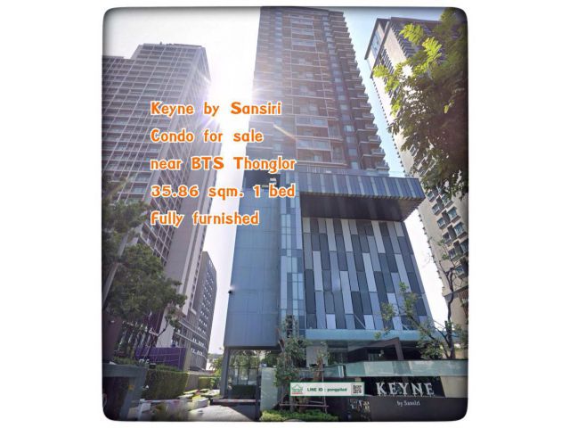 Keyne by Sansiri ,near BTS Thonglor Condo for sale 35.86 1 bed fully furnished