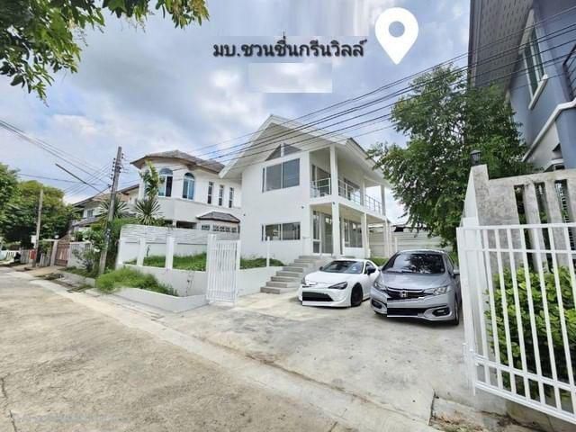 P369 ให้เช่า บ้านเดี่ยว หมู่บ้าน กรีนวิลล์-ชวนชื่น พุทธมณฑลสาย2 เหมาะ พักอาศัย  Home office Studio  ไม่มีFurniture