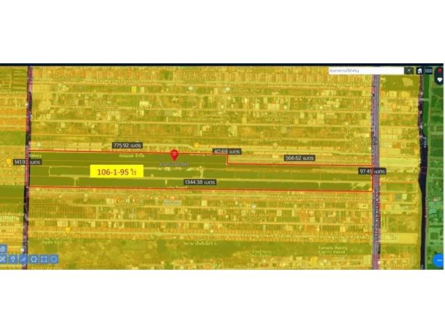 R068-066 ขายที่ดิน 106-1-95 ไร่ติดถนนพระองค์เจ้าสาย(ถนนเลียบคลอง4 ลำลูกกา)ใกล้ตลาดสด เอซี ลำลูกกาคลองสี่ห่างเพียง1กม. ใกล้บิ๊กซี ลำลูกกาคลองสี่ห่าง
