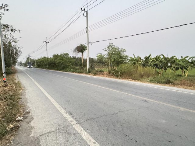 ที่ดิน คลอง12 หนองเสือ  ปทุมธานี 60 ไร่ ติดถนนเรียบคลอง