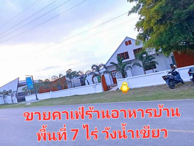 ขายคาเฟ่ร้านอาหารบ้านพร้อมที่ดิน 7 ไร่ ติดถนน สอบถามเพิ่มเติมแอดไลน์ตามเบอร์โทร